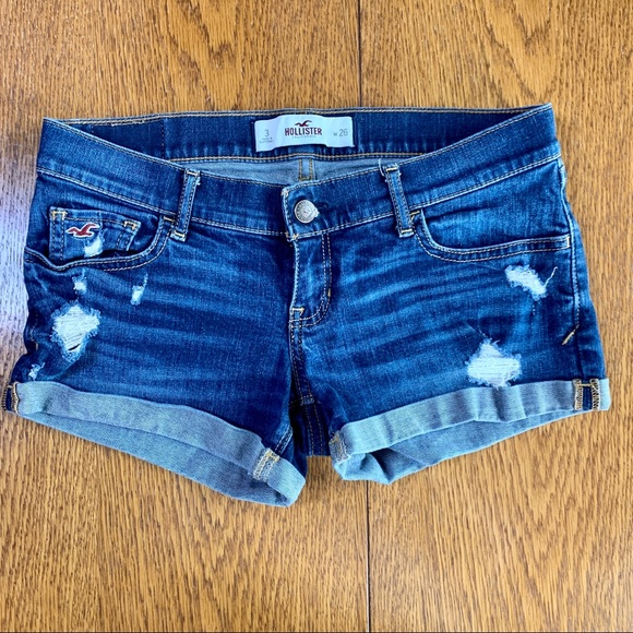 Hollister Pants - Hollister Women's Distressed Denim Shorts